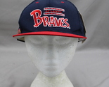Atlanta Braves Hat (VTG) -  Block Script by Annco - Adult Snapback (NWT) - £51.94 GBP