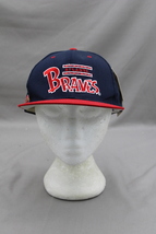 Atlanta Braves Hat (VTG) -  Block Script by Annco - Adult Snapback (NWT) - £51.95 GBP