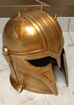 Pair Mandalorian Star Wars Metal The Armorer Helmet Wearable Helmet Helmet-
s... - £244.48 GBP