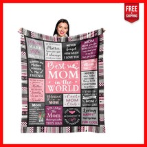 Luxury Flannel Blanket for Mom 60&quot; x 50&quot; - Thoughtful Gift for All Occas... - $39.76