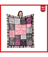 Luxury Flannel Blanket for Mom 60&quot; x 50&quot; - Thoughtful Gift for All Occas... - $734.95 MXN