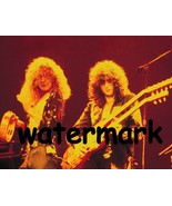 LED ZEPPELIN PLAYING GUITAR AND TAMBOURINE ON STAGE TRIPPY PUBLICITY PHO... - $12.90 CAD