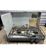 Vintage Primus Camp Stove 2048 Outdoor Camping Double Burner w/ Hose Swe... - $66.34 CAD