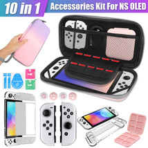 Carrying Case Bag+Shell Cover+Tempered Glass Protector for Nintendo Swit... - £31.24 GBP