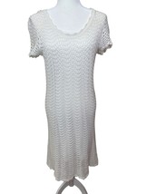 NEW Doncaster Collection White Crochet Knit Dress M Angelcore Boho Beach... - $664.93 MXN