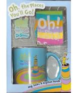 Dr Seuss Oh the Places You&#39;ll Go Mug Sock &amp; Key Chain Gift Set - $748.28 MXN