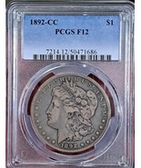 1892-CC Morgan Silver Dollar PCGS F-12 -Certified by PCGS, -Natural color - €326,89 EUR