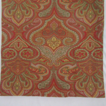 Pottery Barn Paisley Multicolor Red Olive 18 x 108 Table Runner - $43.00