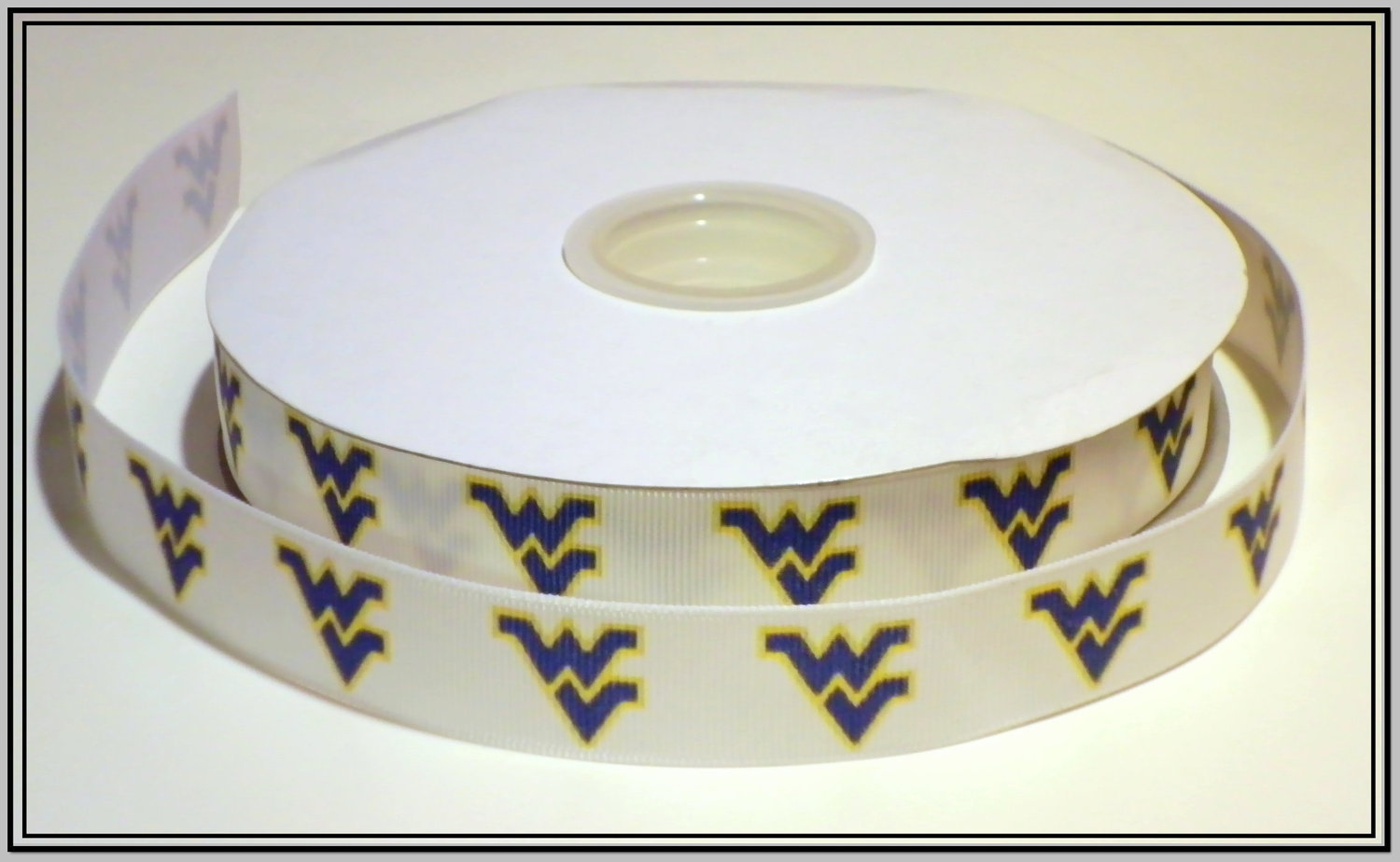 West Virginia University Inspired Grosgrain Ribbon