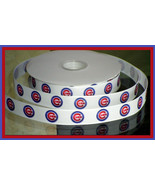 Chicago Cubs Inspired Grosgrain Ribbon - $9.90