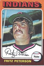1975 Topps Mini Fritz Peterson 62 Indians VG - £0.79 GBP