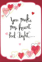 You Make My Heart Feel Light - Valentine&#39;s Greeting Card - 70839 - $2.96