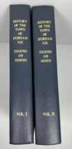 History of the Town of Durham New Hampshire Stackpole &amp; Thompson Vol 1 &amp; 2 - £58.83 GBP