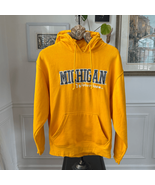 Vintage J America University of Michigan Wolverines Maize Applique Embro... - $35.71 CAD