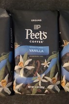 8  Bags Peets Vanilla Ground Coffee 10 oz (SEE PICS) (0011) - £58.41 GBP
