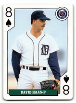 1992 Bicycle Rookies #8 Dave Haas    Detroit Tigers Baseball Cards NM-M ID:62056 - $1.96