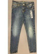 NWT Gymboree Super Skinny Adjustable Waist Girls Size 8 Denim Jeans C81044 - $18.99