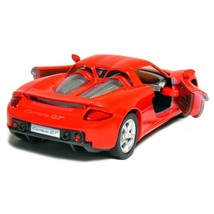 Brand New 5&quot; Kinsmart Porsche Carrera GT Diecast Model Toy 1:36 Red - £15.95 GBP