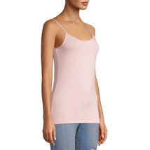 Time And Tru Women&#39;s Cami Shirt MEDIUM Light Gray Adjustable Strap New - £8.51 GBP