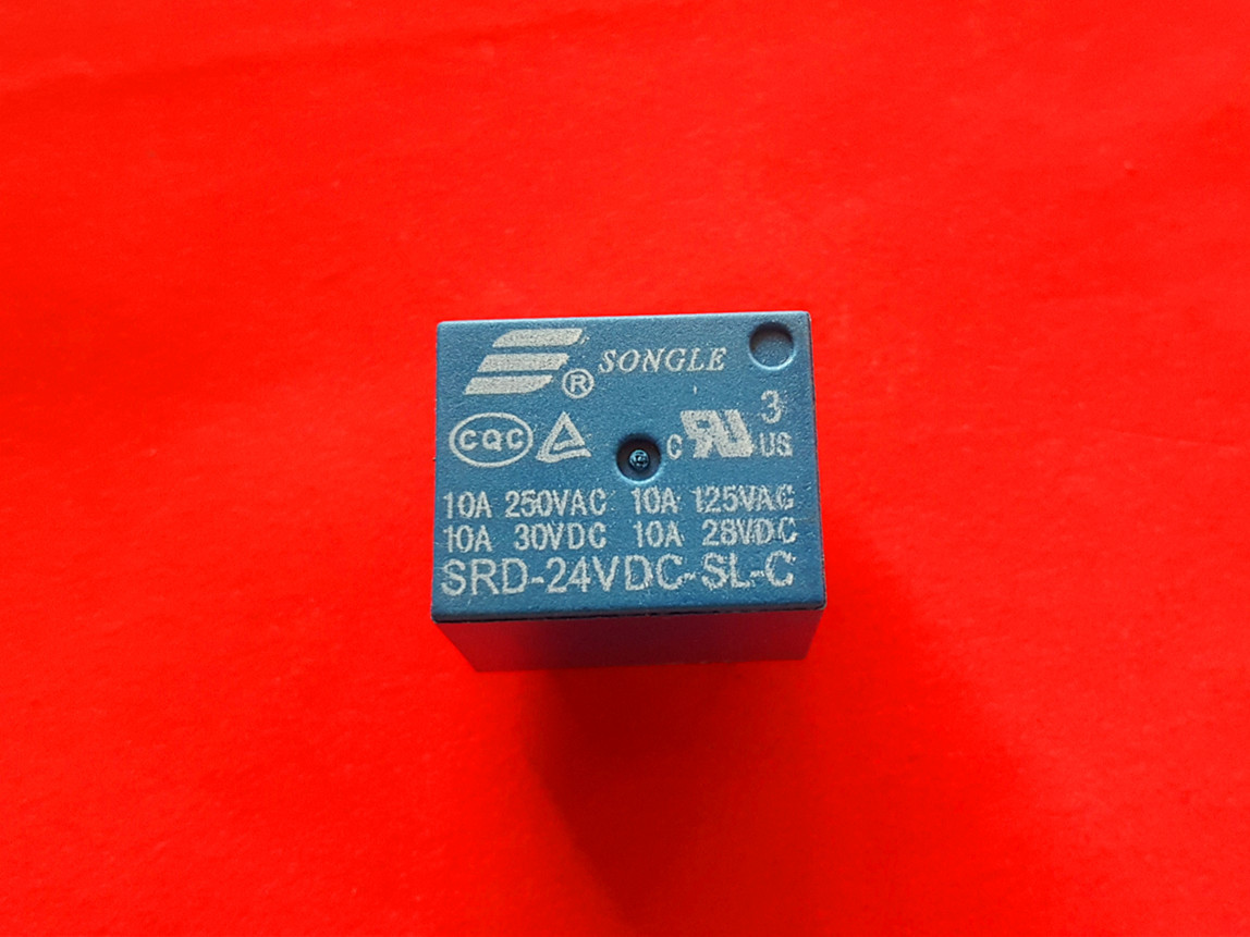 SRD-24VDC-SL-C, 24VDC Relay, SONGLE Brand New!! - $9.00