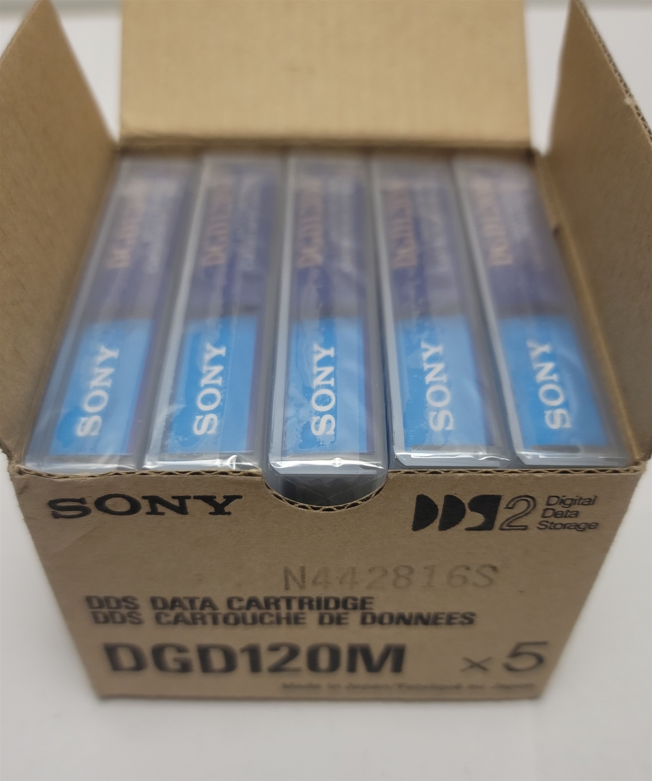 Lot of 5 Sony DGD120M DDS Data Cartridges  - £13.36 GBP