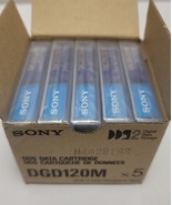 Lot of 5 Sony DGD120M DDS Data Cartridges  - $23.88 CAD
