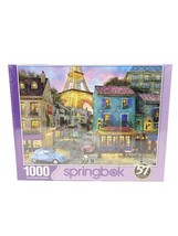 Springbok Eiffel Magic Jigsaw Puzzle Paris Eiffel Tower Cafe 1000 PC NEW... - £12.78 GBP