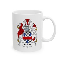 Miller Family Coat of Arms Coffee Mug 11oz 15oz Family Crest Gift Mug Present - £11.17 GBP+