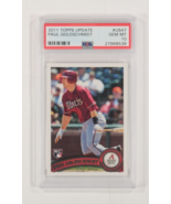 2011 Topps Aggiornamento Paul Goldschmidt PSA 10 Gemma come Nuovo #US47 - €278,44 EUR