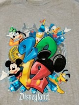 Disney Parks 2012 T Shirt XL Embellished Mickey Pluto Goofy Donald Duck Castle - £11.04 GBP