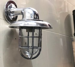 Nautical  New Aluminum Passage Bulkhead Wall Light For Bathroom Lighting 2 Pcs - £193.06 GBP