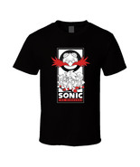 Official Sega Sonic The Hedgehog Team Up Logo T-Shirt tee Unisex Free Sh... - $19.99+