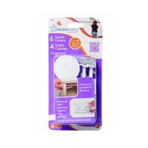 Dreambaby Pack of 6 Socket Covers and 4 Safety Catches (White)  - $9.00
