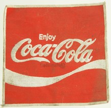 Coca-Cola Large Embroidered Patch 6 in x 6 in 102 - £11.82 GBP