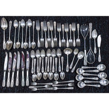 Westmorland Sterling Silver Flatware Set 57 pieces (Milburn Rose) - $2,887.40