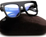 New TOM FORD Renee TF 847 001 Black Sunglasses 52-21-140mm B44mm Italy - £144.11 GBP