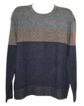 Raffi Olive Navy Wool Cashmere Men&#39;s Shirt Sweater Size US XL EU 54 - $117.46