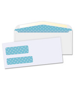 Double Window Business Envelope, #9, White, 500/Box. Case of 2500 BSN 36680 - $341.84