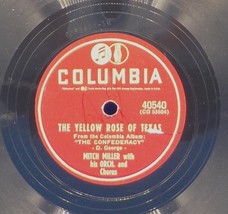 Mitch Miller 78 The Yellow Rose of Texas / Blackberry Winter A11 - £5.44 GBP