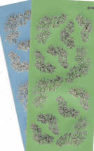 Peel Off Sticker Sheet. Floral. Choice Of Colour. - $1.49