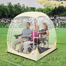 Eapele Sports Tent, Instant Pop-Up Tent Shelter, Outdoor Clear Bubble 1-4 Person - £64.17 GBP