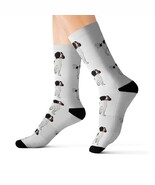 English Springer Spaniel Sublimation Socks, 3 Sizes, Ribbed Tube, 95% Po... - $305.01 MXN
