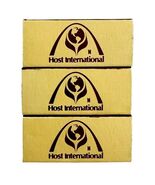 Host International Hotel Vintage Matchbox MIJ Advertisement Lot Of 3 E11 - €17,04 EUR