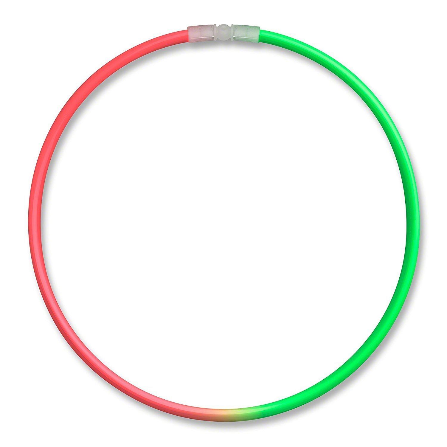 Glow Necklace Red and Green Pack of 25 - $80.63