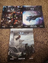 Corvus Belli Infinity 3 Book Lot Ships Of Human Sphere, Yujing , Haqqislam - $41.70
