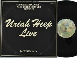 Uriah Heep Live SRM-2-7503 Mercury Bronze Reissue Gatefold Programme 2LP VG+ - £7.79 GBP