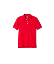 French Toast Boys&#39; Short Sleeve Pique Polo Red Size XL(14/16) - £13.27 GBP