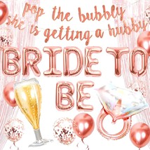 Pop The Bubbly She&#39;S Getting A Hubby Banner Pop The Bubbly She&#39;S Getting A Hubby - $28.99