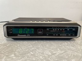 Chronomatic-274  Radio Shack Digital Alarm Clock Radio Model No. 12-1582 Green - £15.34 GBP