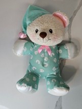 Fisher Price Moonlight Dreams Teddy Bear Plush Vtg 9&quot; Stuffed Animal Toy 1997 - £29.75 GBP